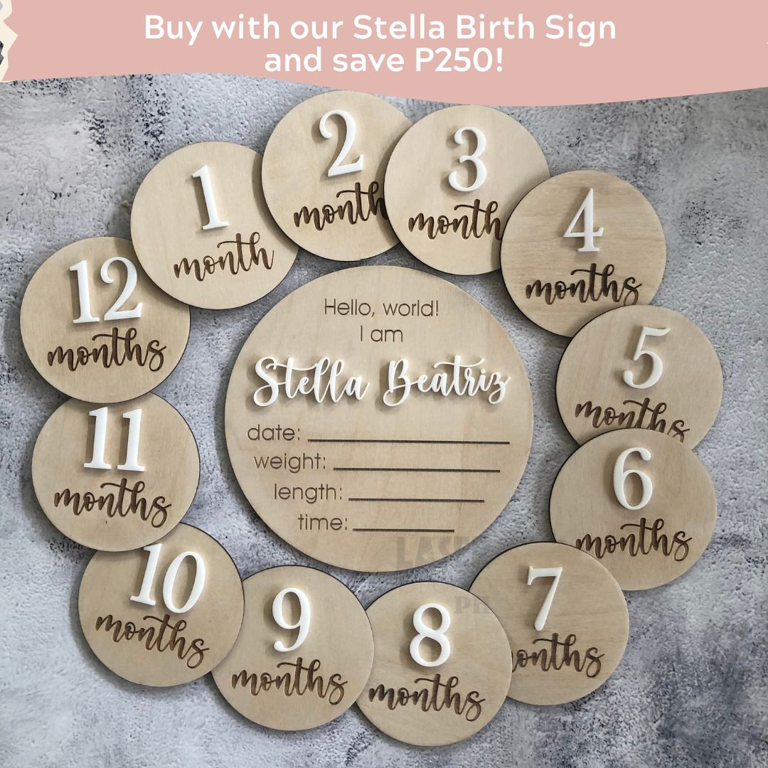 Beatriz Baby Monthly Milestone Rounds