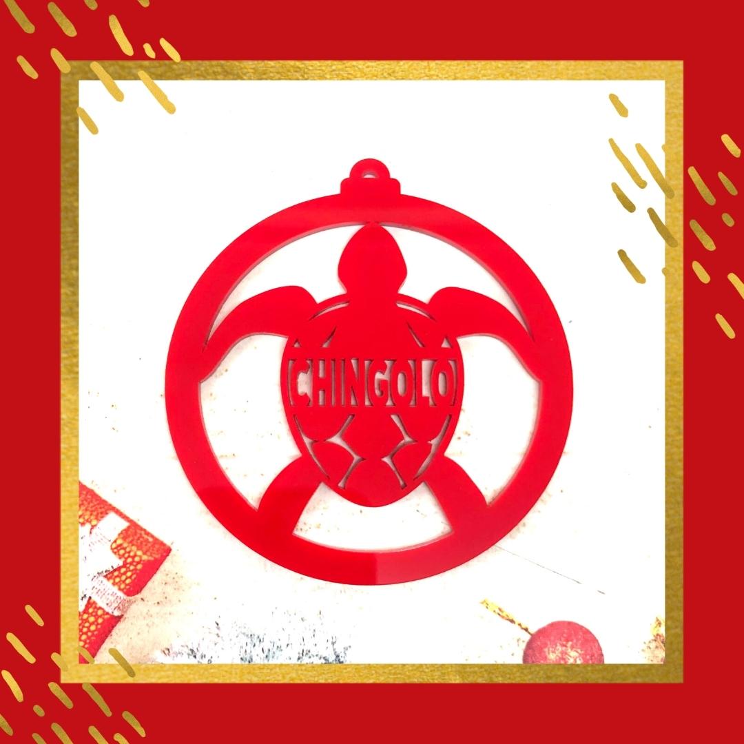 Turtle Christmas Ornament - Regular Design