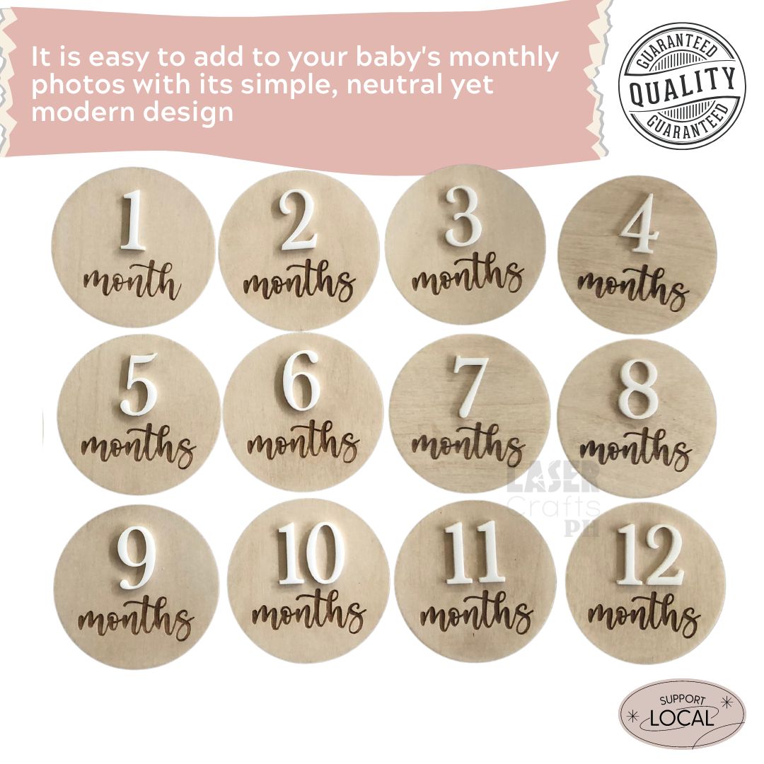 Beatriz Baby Monthly Milestone Rounds
