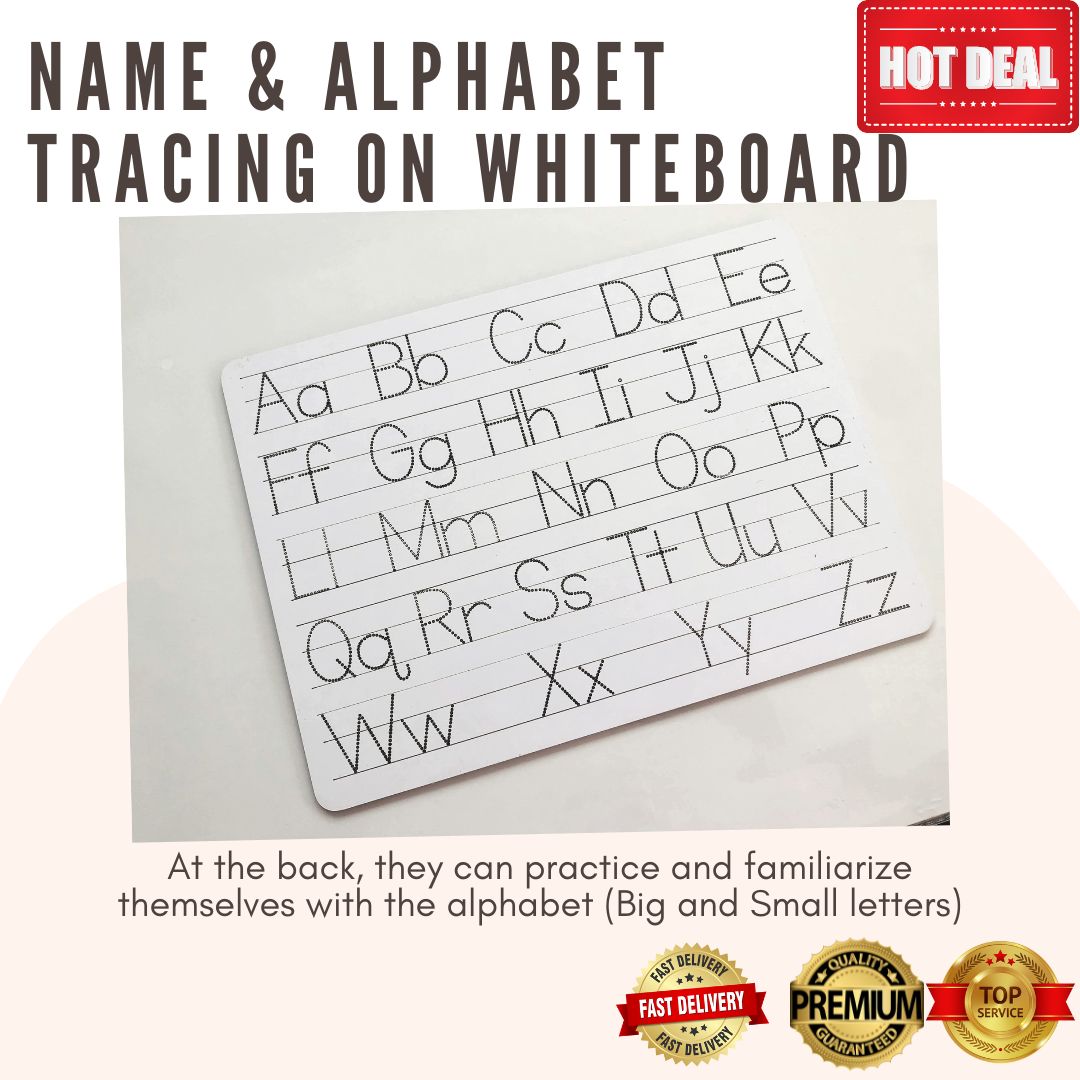 Whiteboard Name and Alphabet Tracing