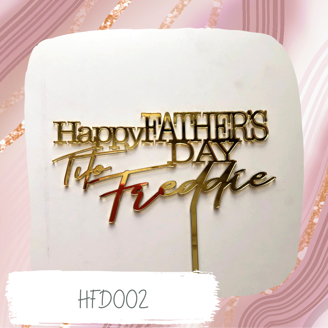 Happy Father's Day Cake Topper