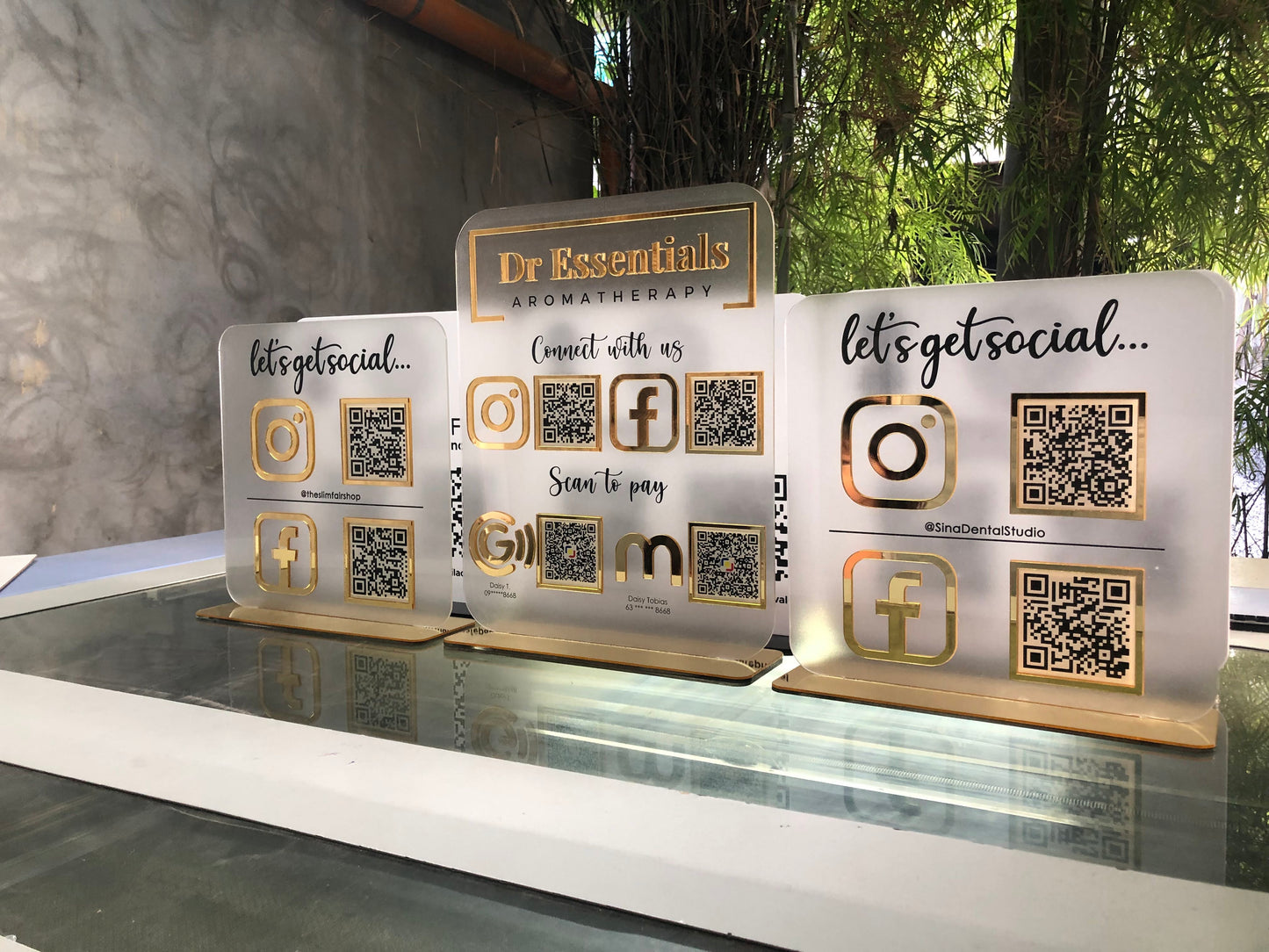 Social / Payment QR Sign