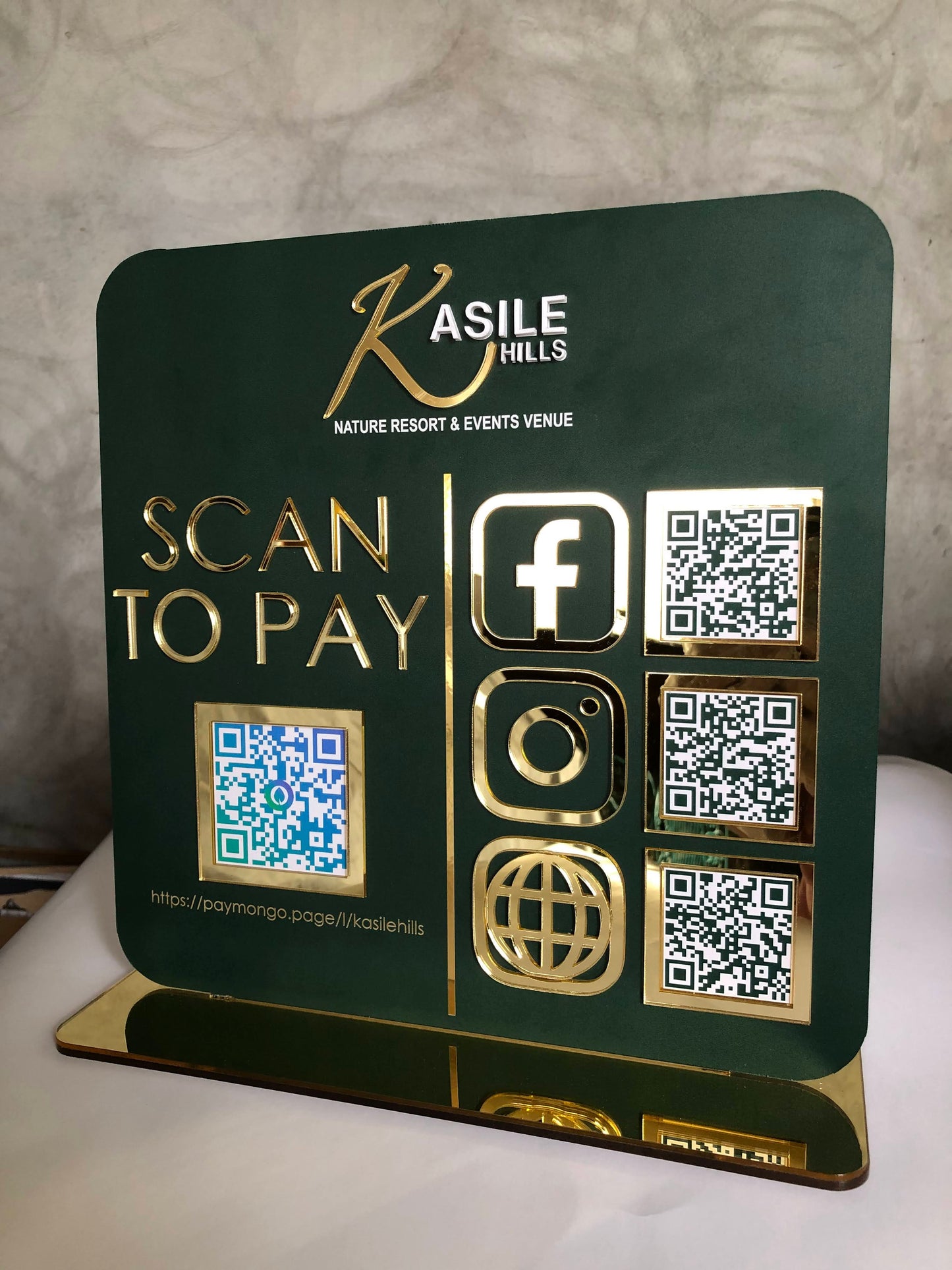 Social / Payment QR Sign