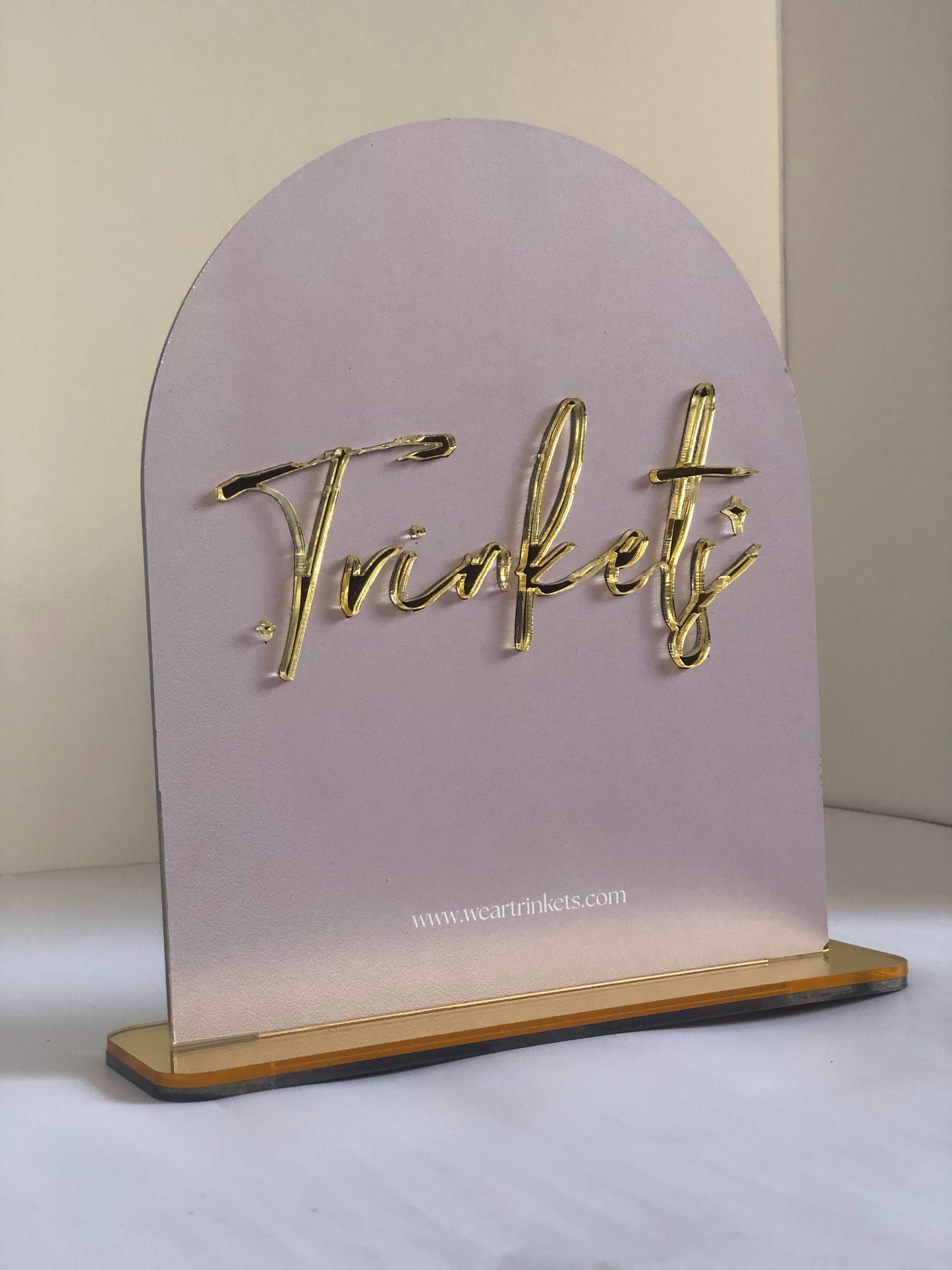 Mini Luxe Logo Standee