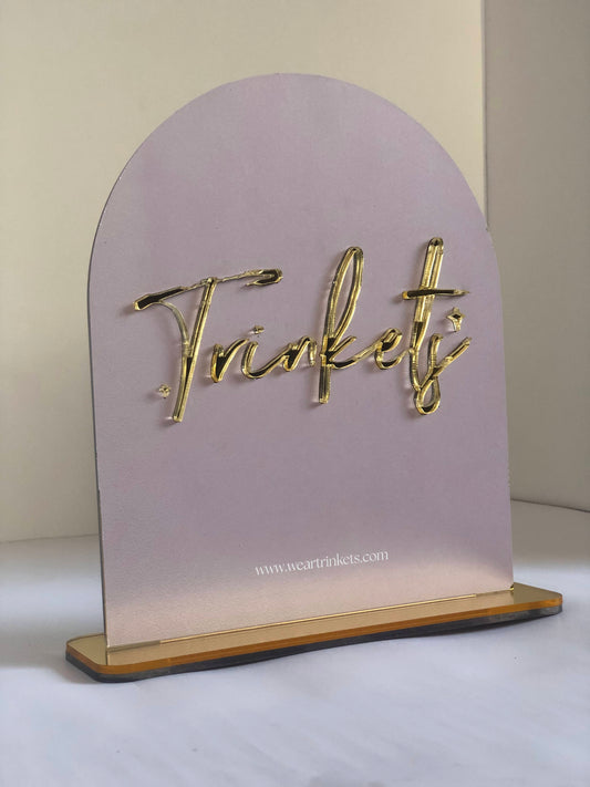 Mini Luxe Logo Standee