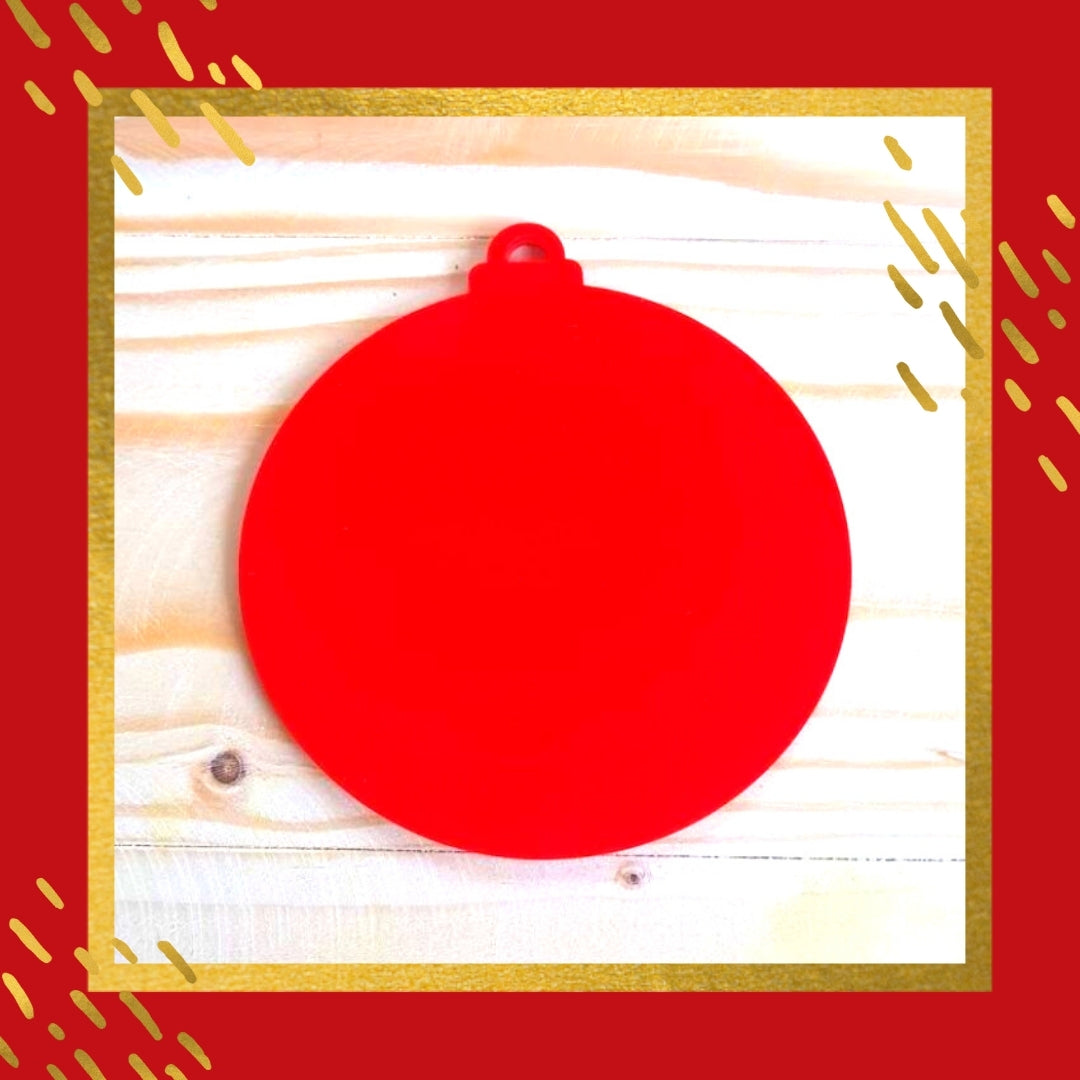 Blank Acrylic Christmas Ornament