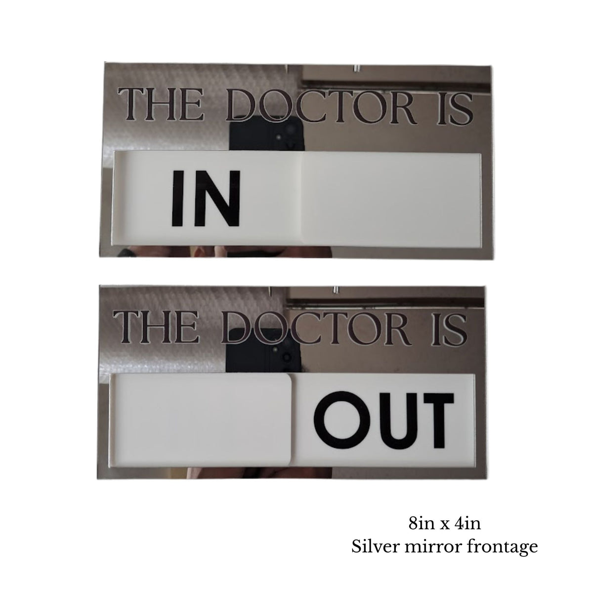 Custom Acrylic Sliding Status Sign