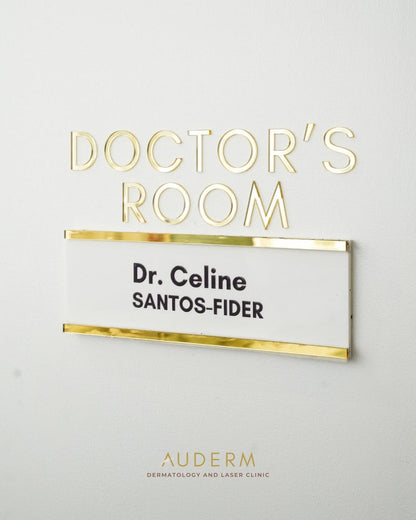 Removable Doctor's Name Room Sign