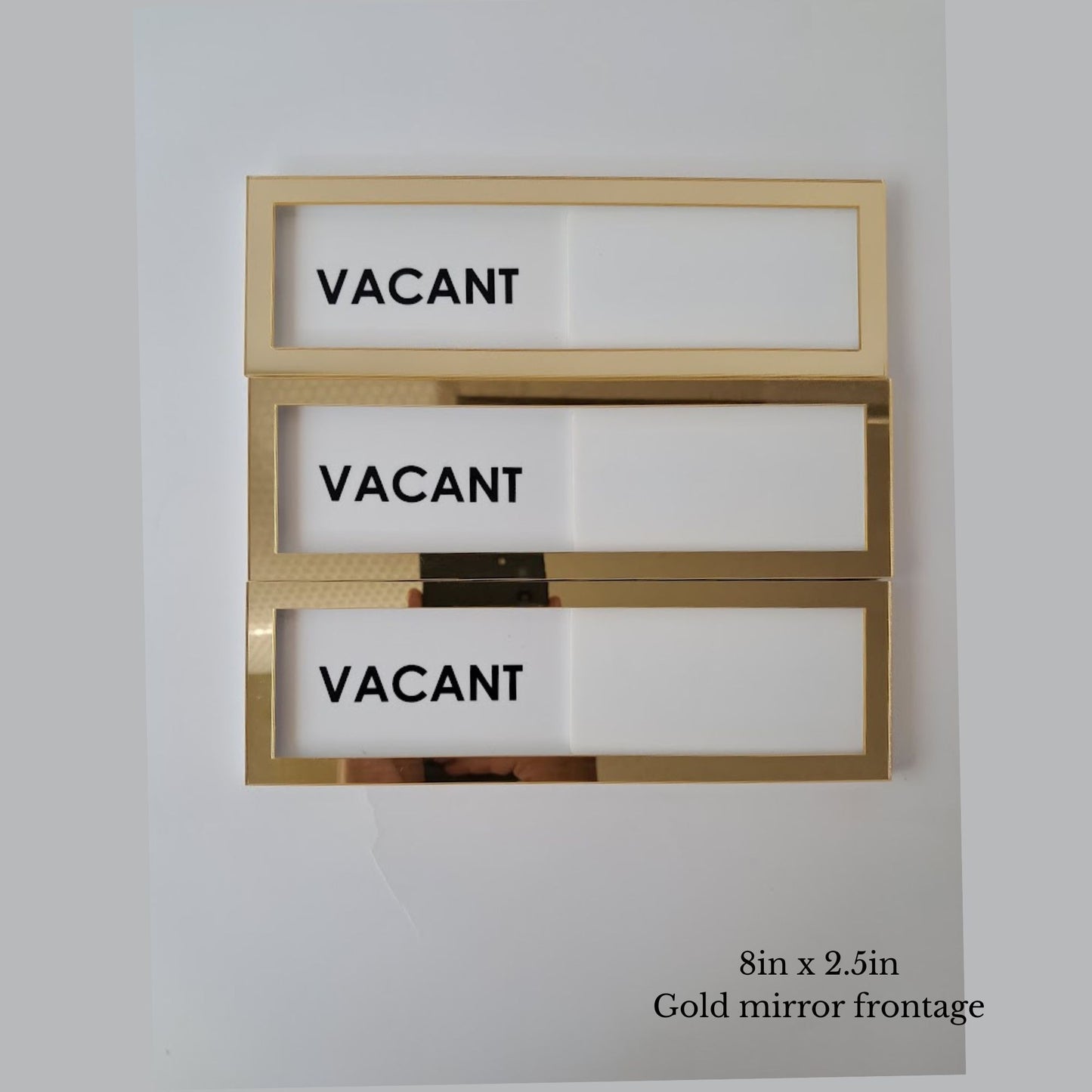 Custom Acrylic Sliding Status Sign