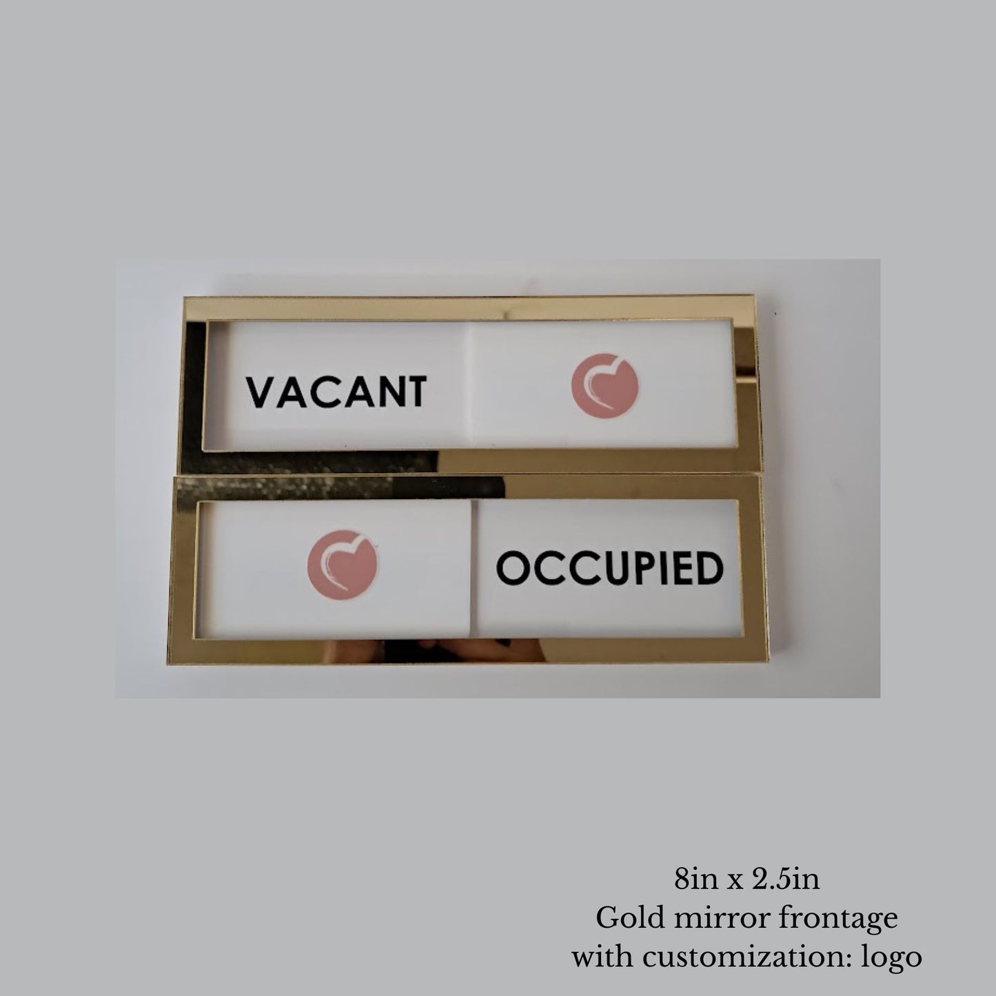 Custom Acrylic Sliding Status Sign