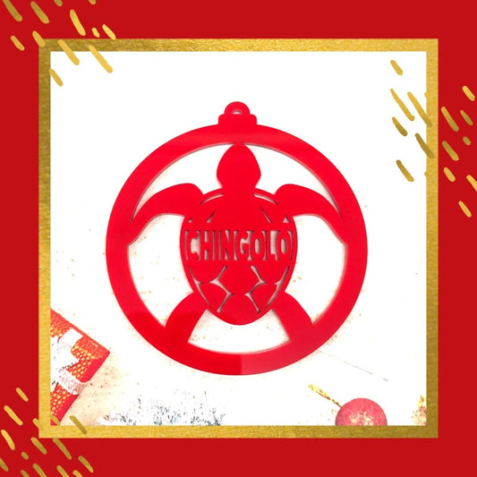 Turtle Christmas Ornament - Regular Design