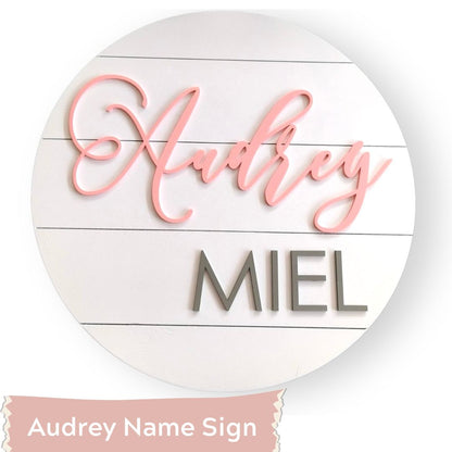 Audrey Round Wall Decor