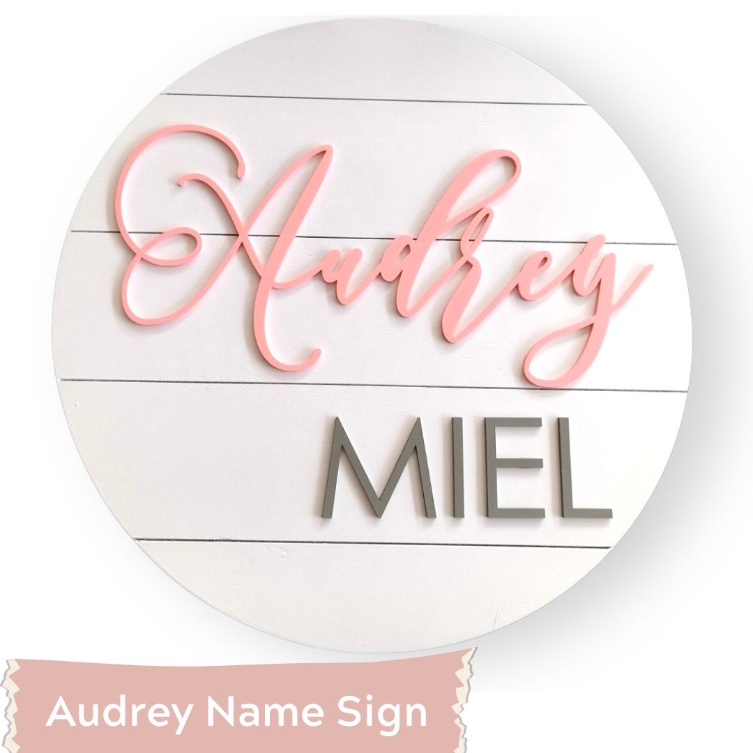 Audrey Round Wall Decor