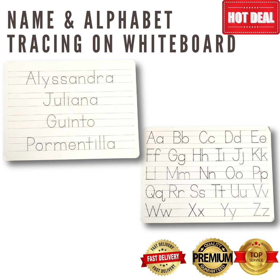 Whiteboard Name and Alphabet Tracing