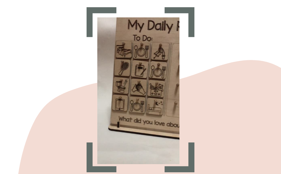Wooden Routine Board