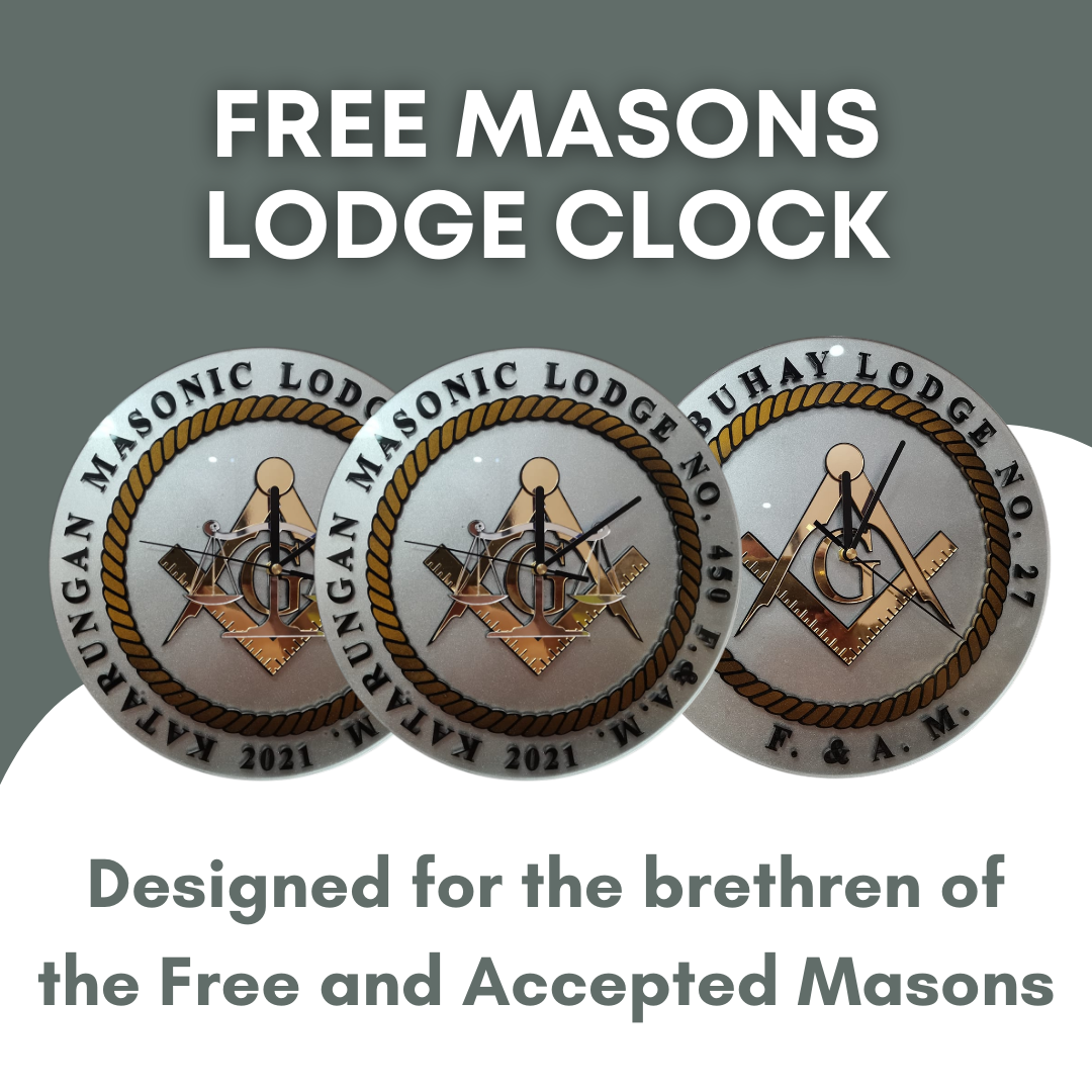 Free Mason Lodge Clock
