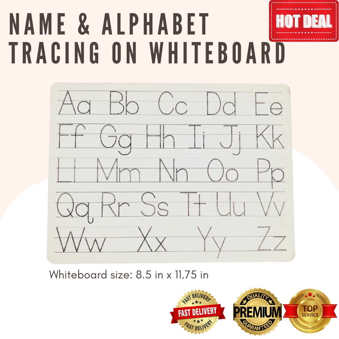 Whiteboard Name and Alphabet Tracing