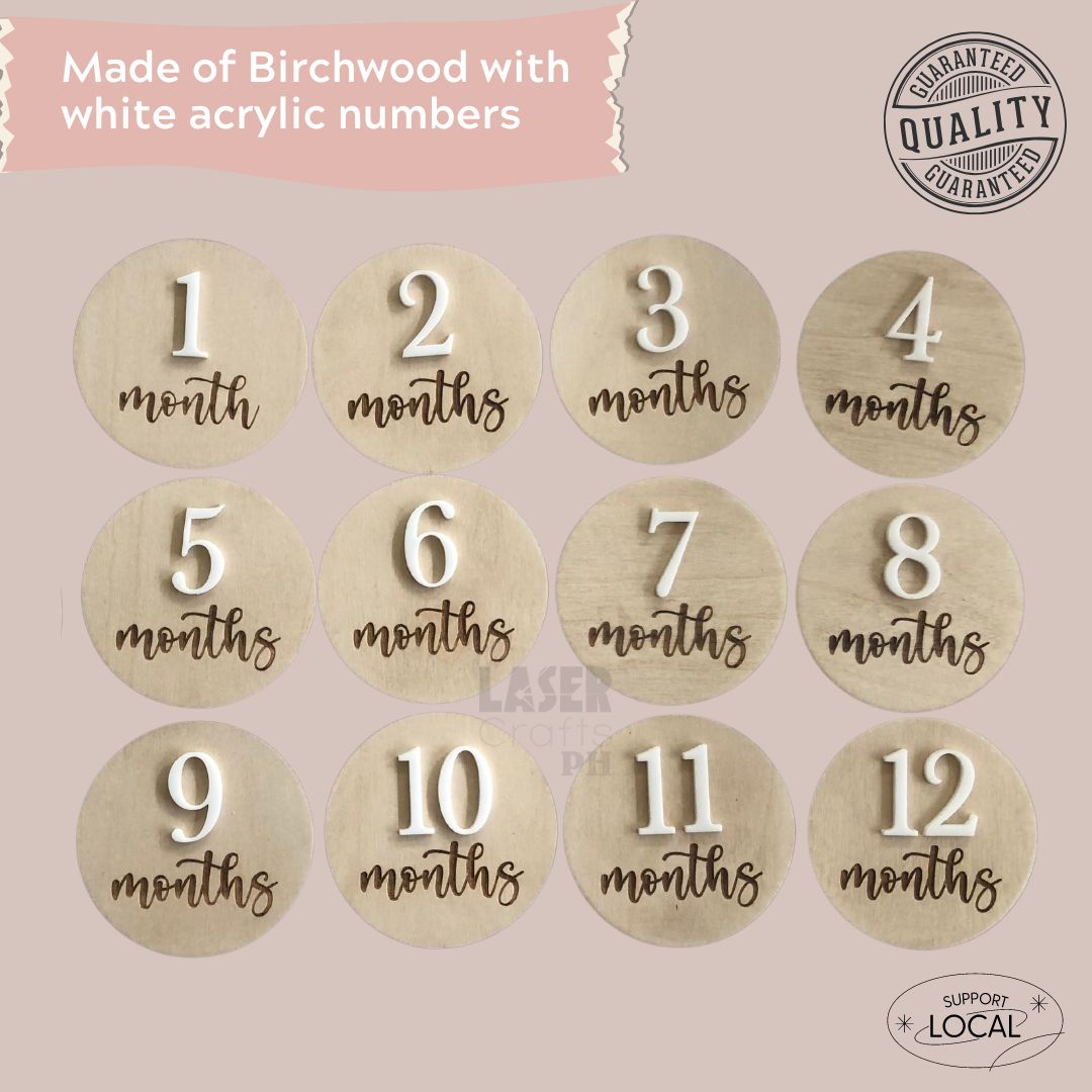 Beatriz Baby Monthly Milestone Rounds