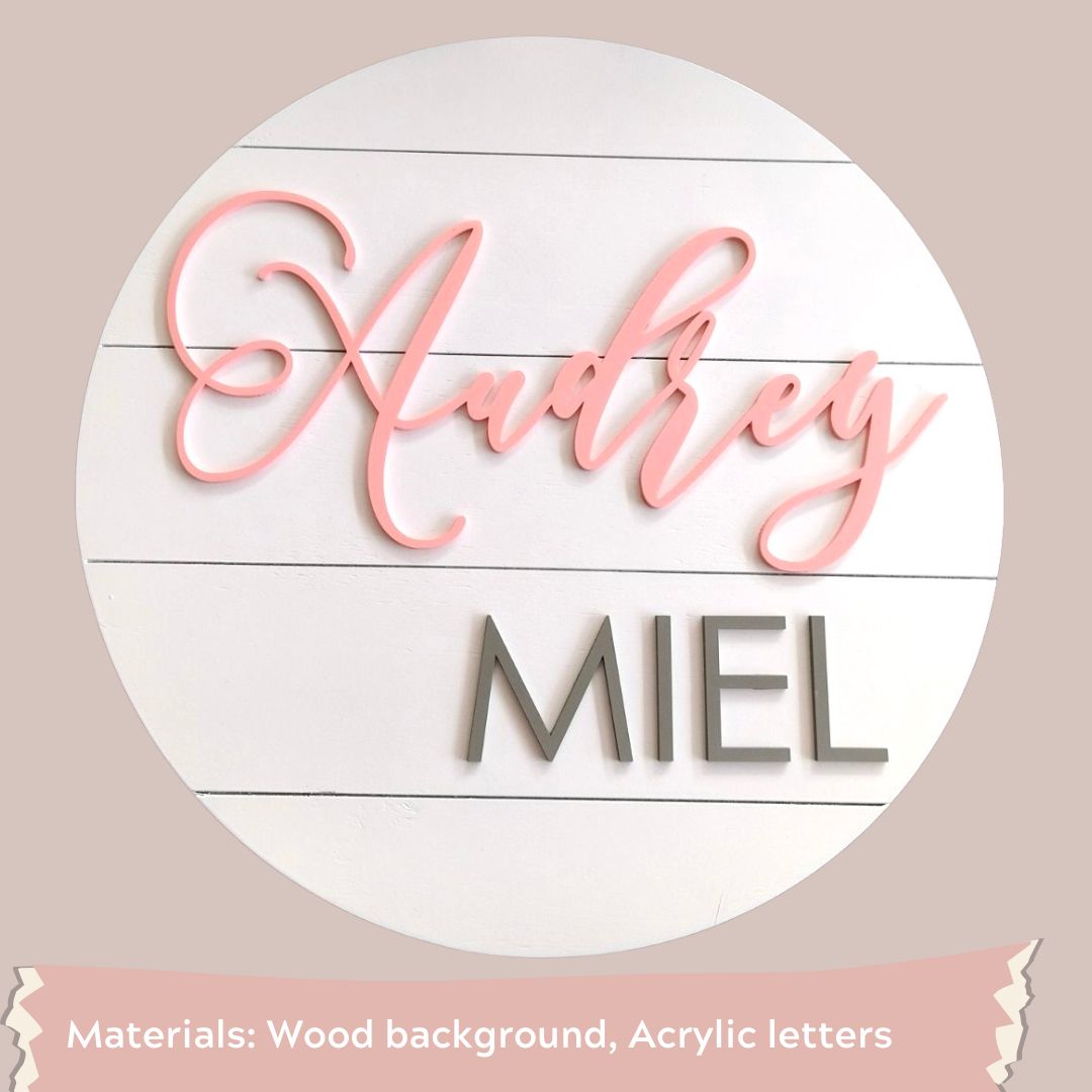 Audrey Round Wall Decor