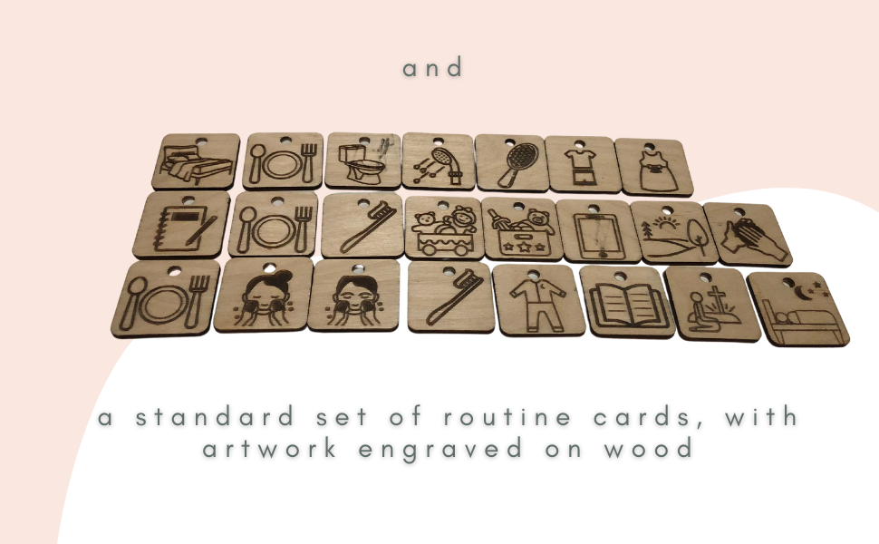 Wooden Routine Board