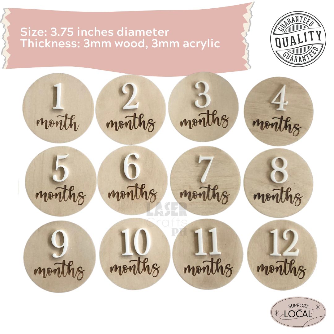 Beatriz Baby Monthly Milestone Rounds