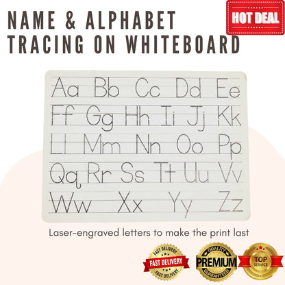 Whiteboard Name and Alphabet Tracing