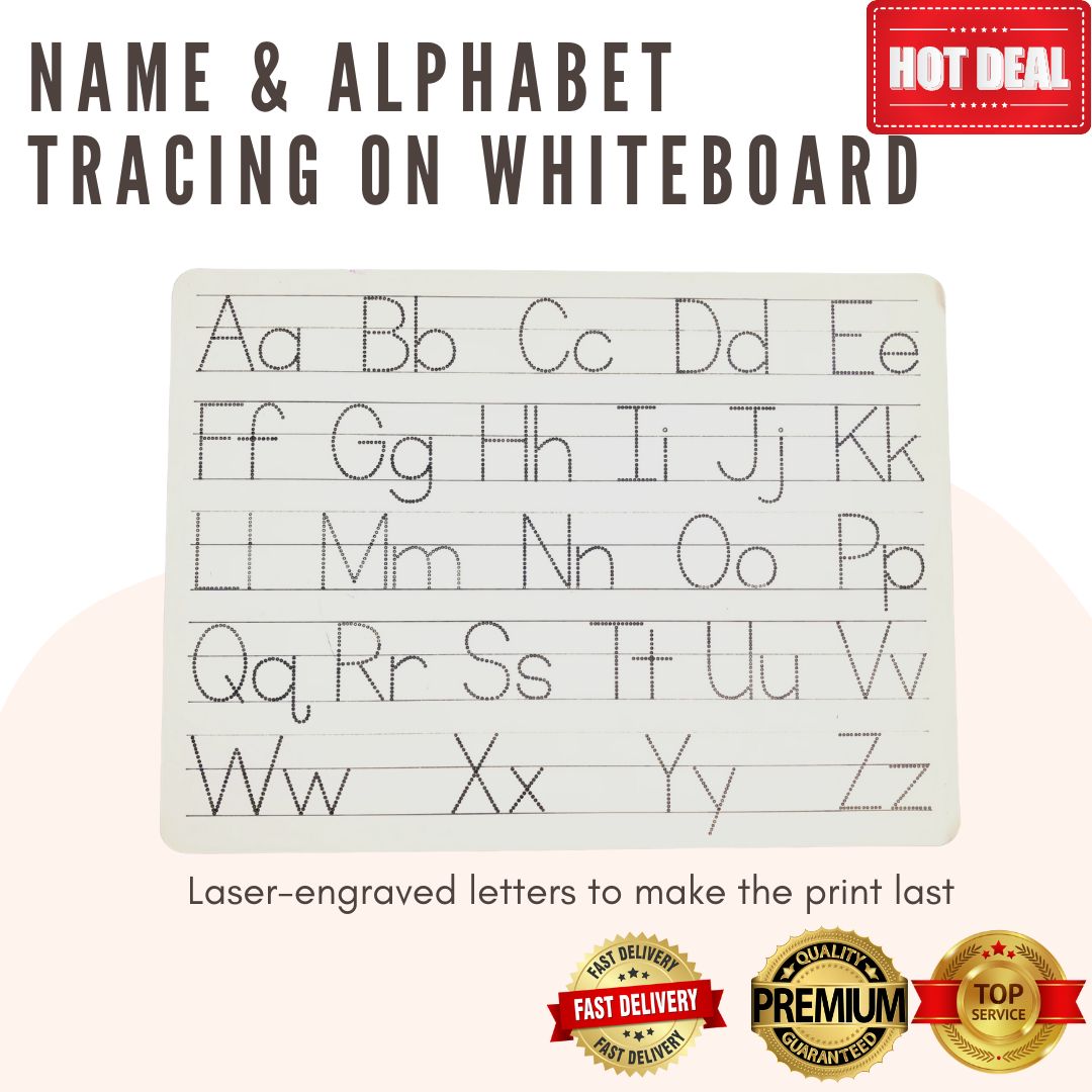 Whiteboard Name and Alphabet Tracing