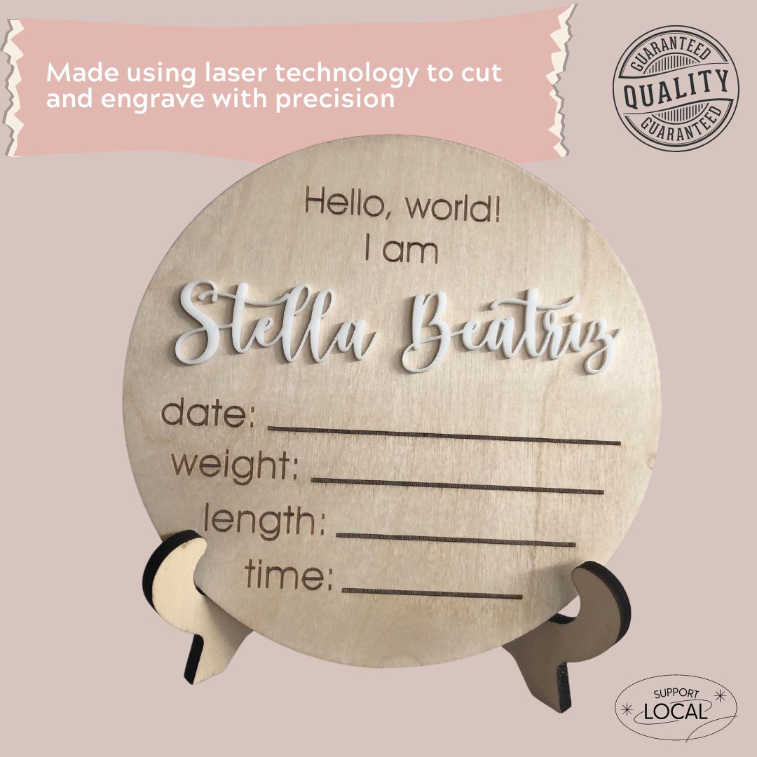 Stella Baby Birth Sign