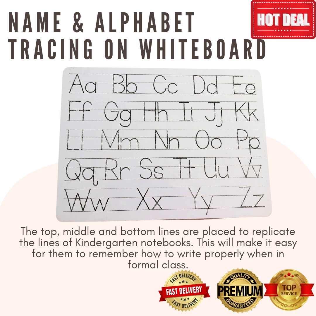 Whiteboard Name and Alphabet Tracing