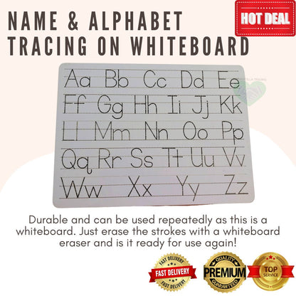 Whiteboard Name and Alphabet Tracing
