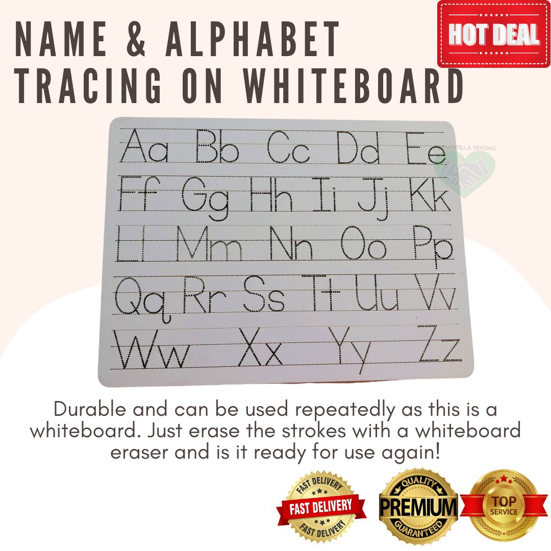 Whiteboard Name and Alphabet Tracing