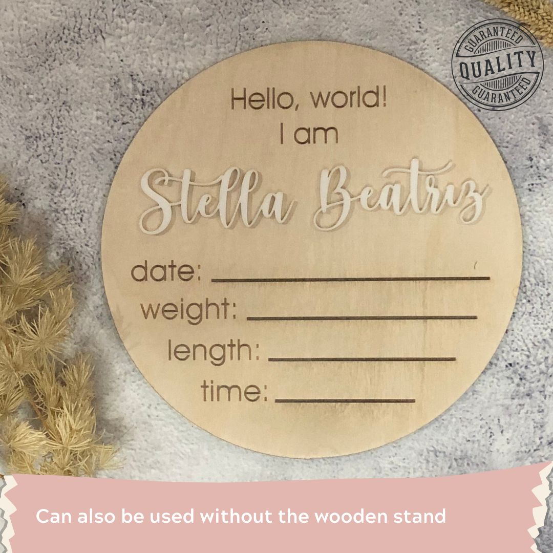 Stella Baby Birth Sign