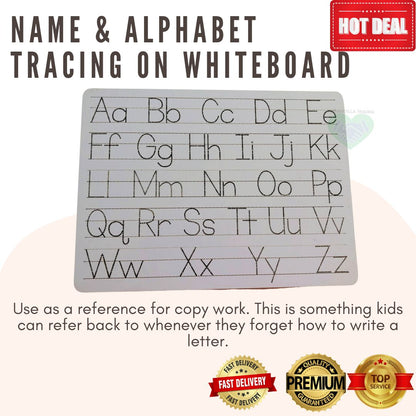 Whiteboard Name and Alphabet Tracing