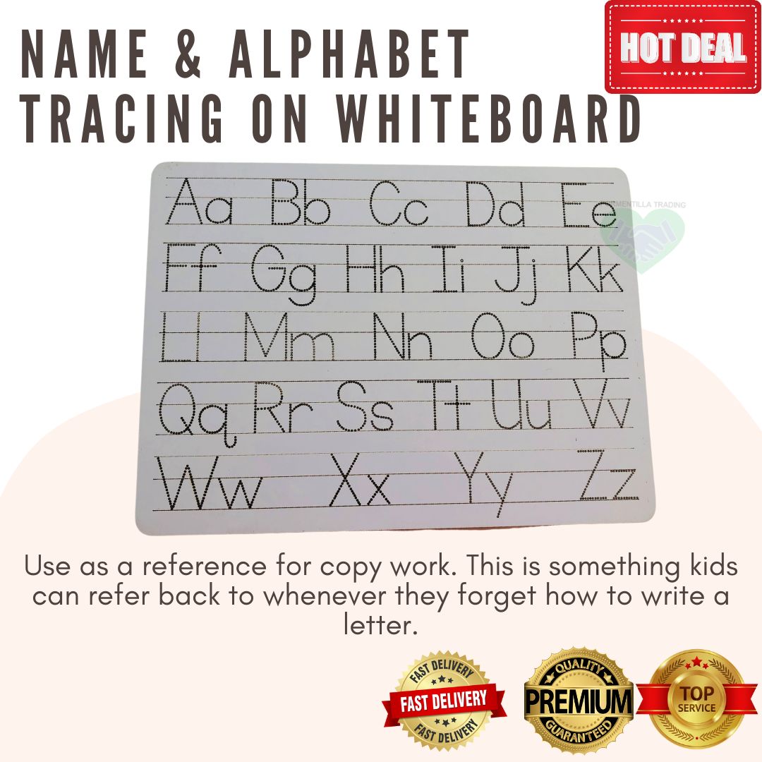 Whiteboard Name and Alphabet Tracing