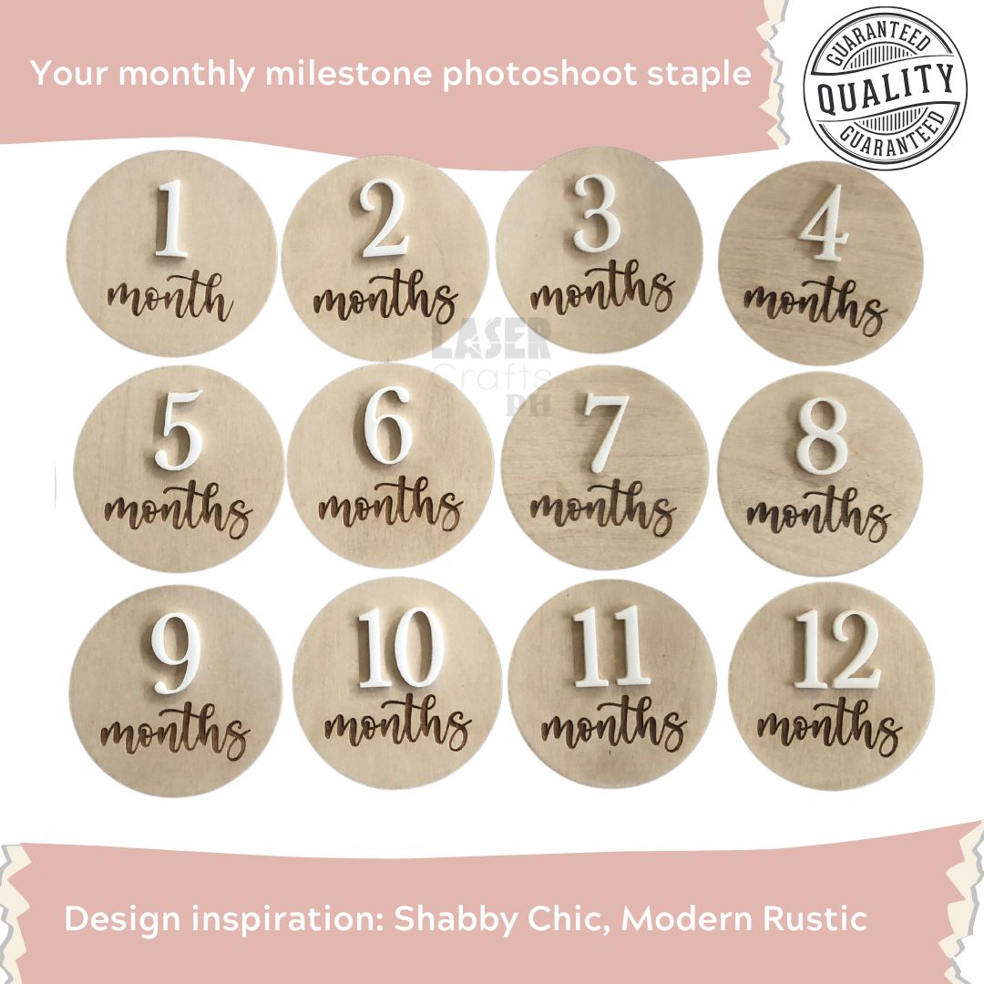 Beatriz Baby Monthly Milestone Rounds