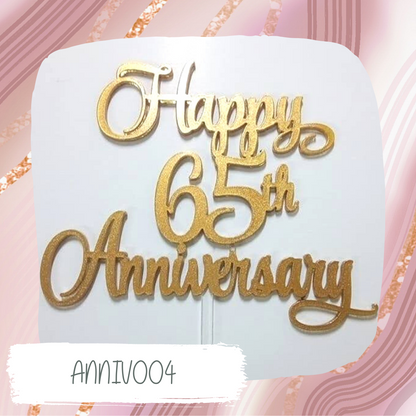 Anniversary Cake Topper