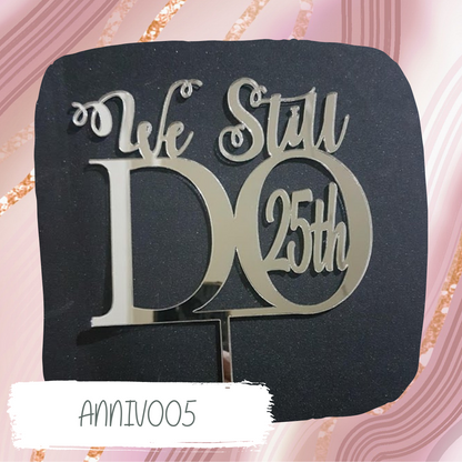 Anniversary Cake Topper