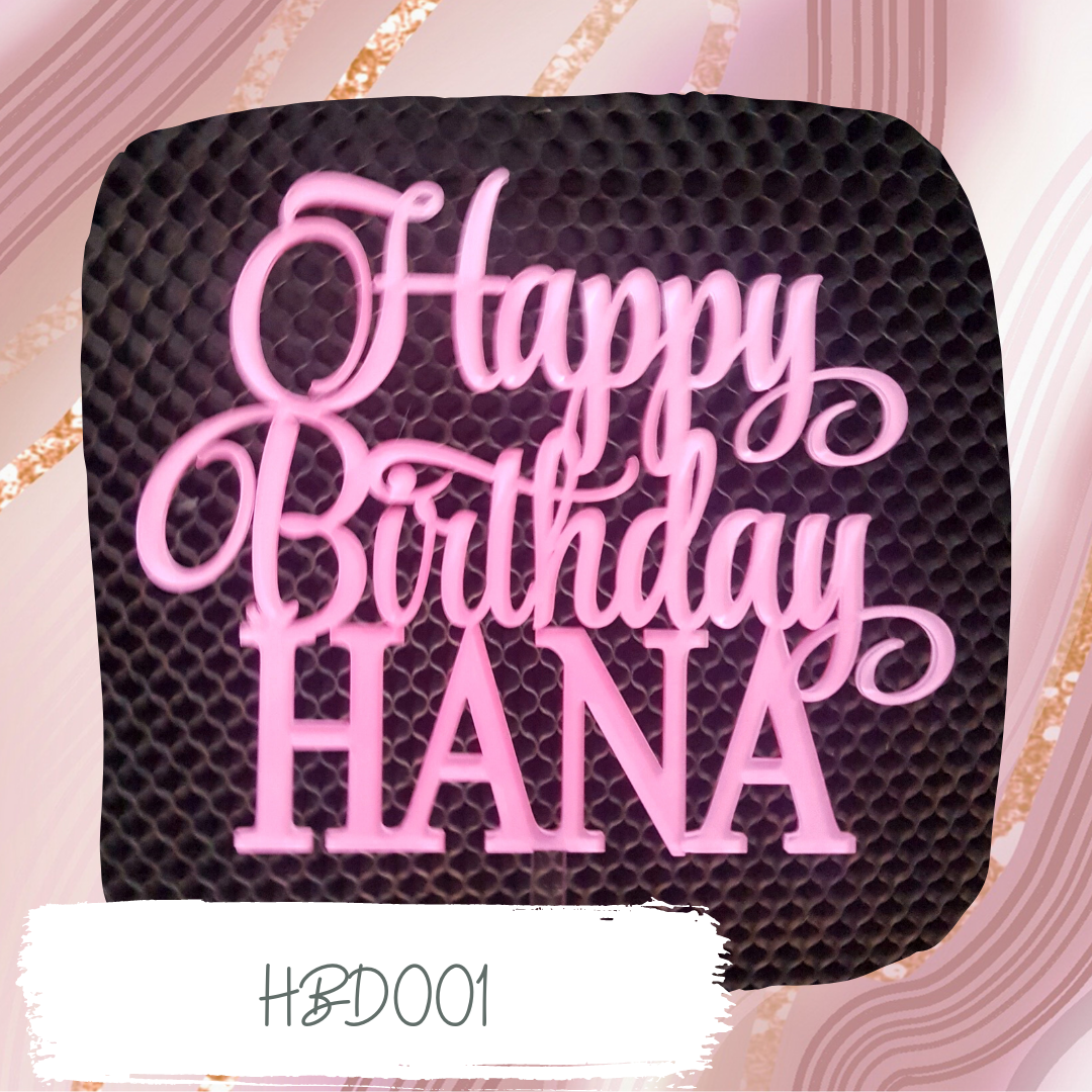 Birthday Cake Topper