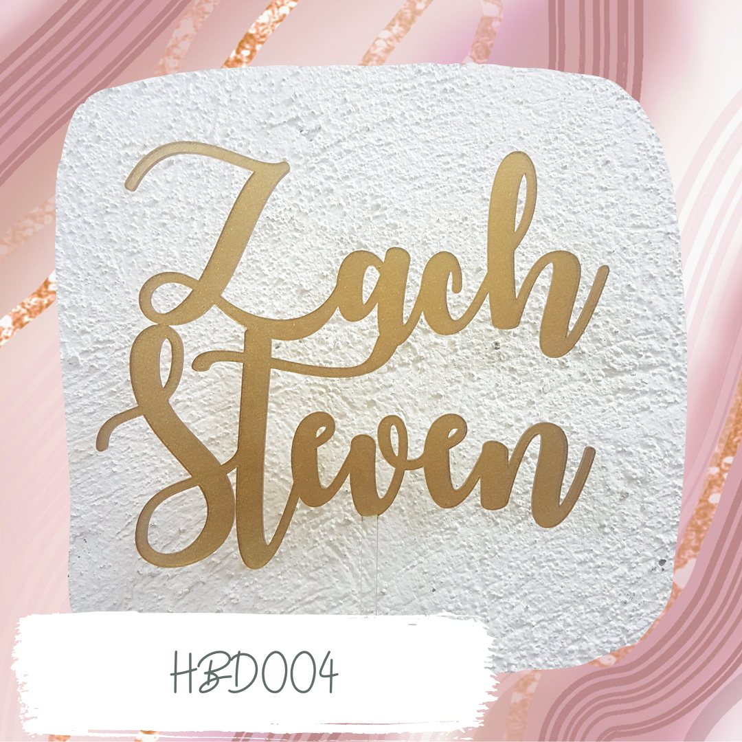 Birthday Cake Topper