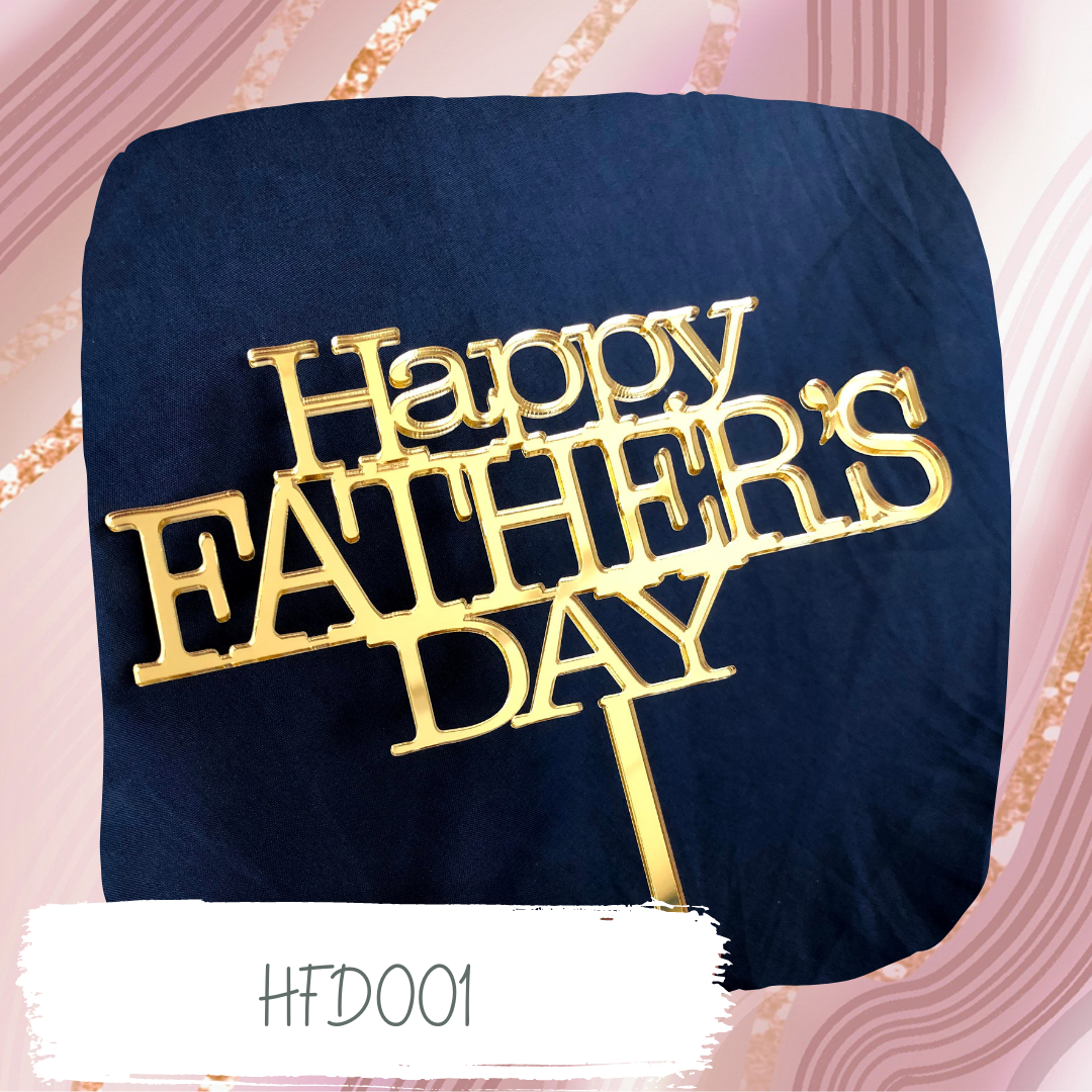 Happy Father's Day Cake Topper