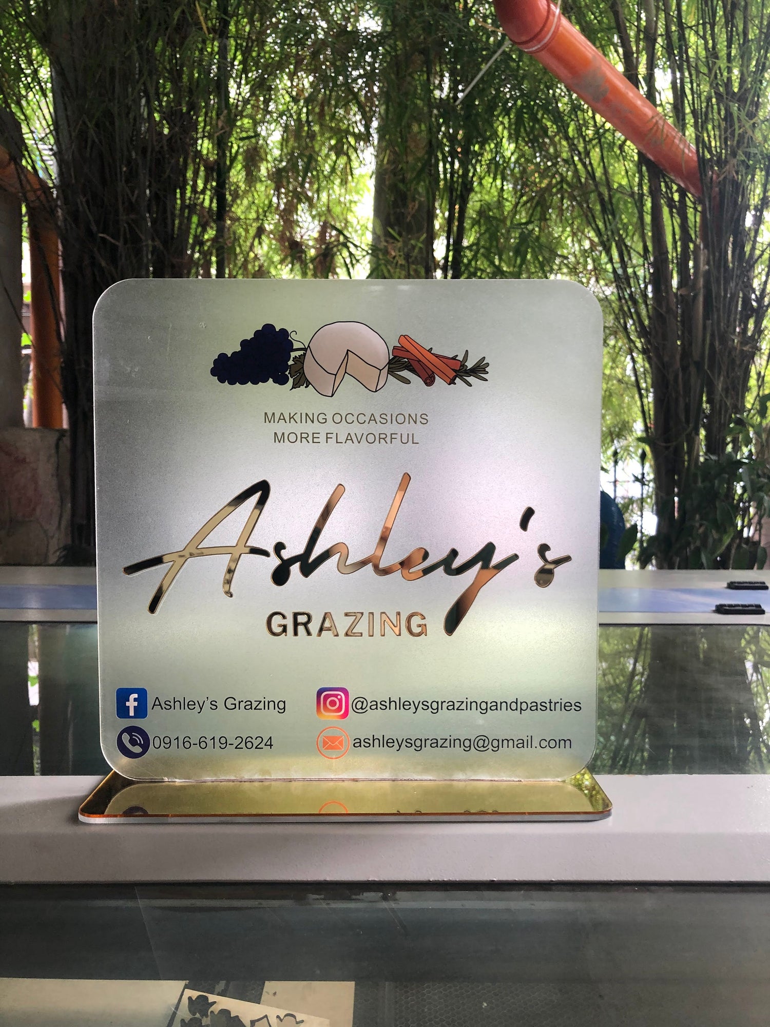 Signature Luxe Logo Standee – Laser Crafts Ph