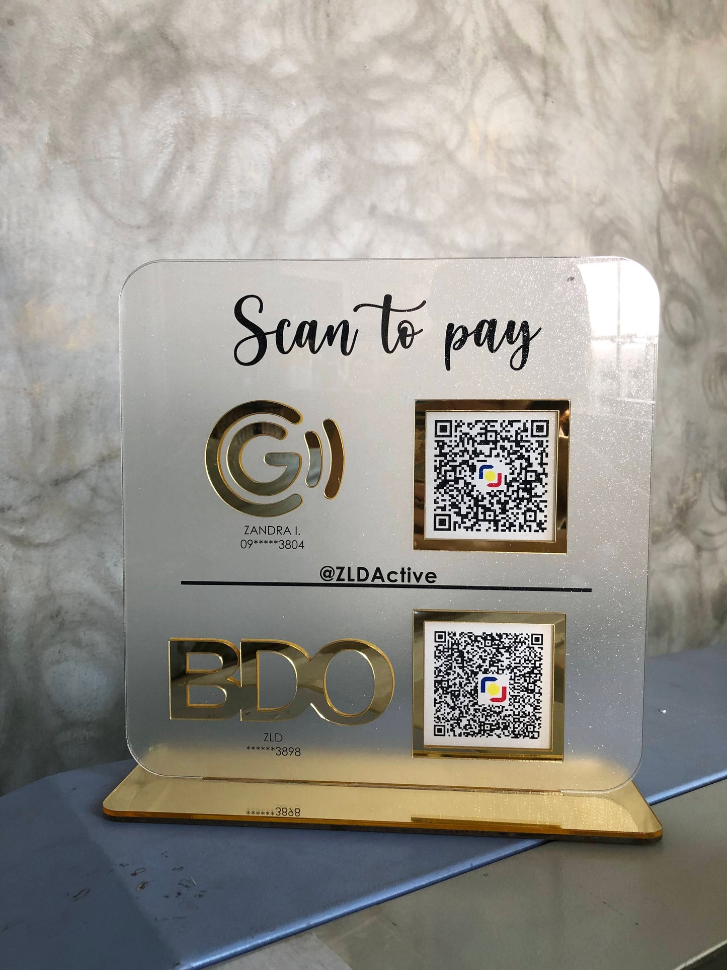 Social / Payment QR Sign