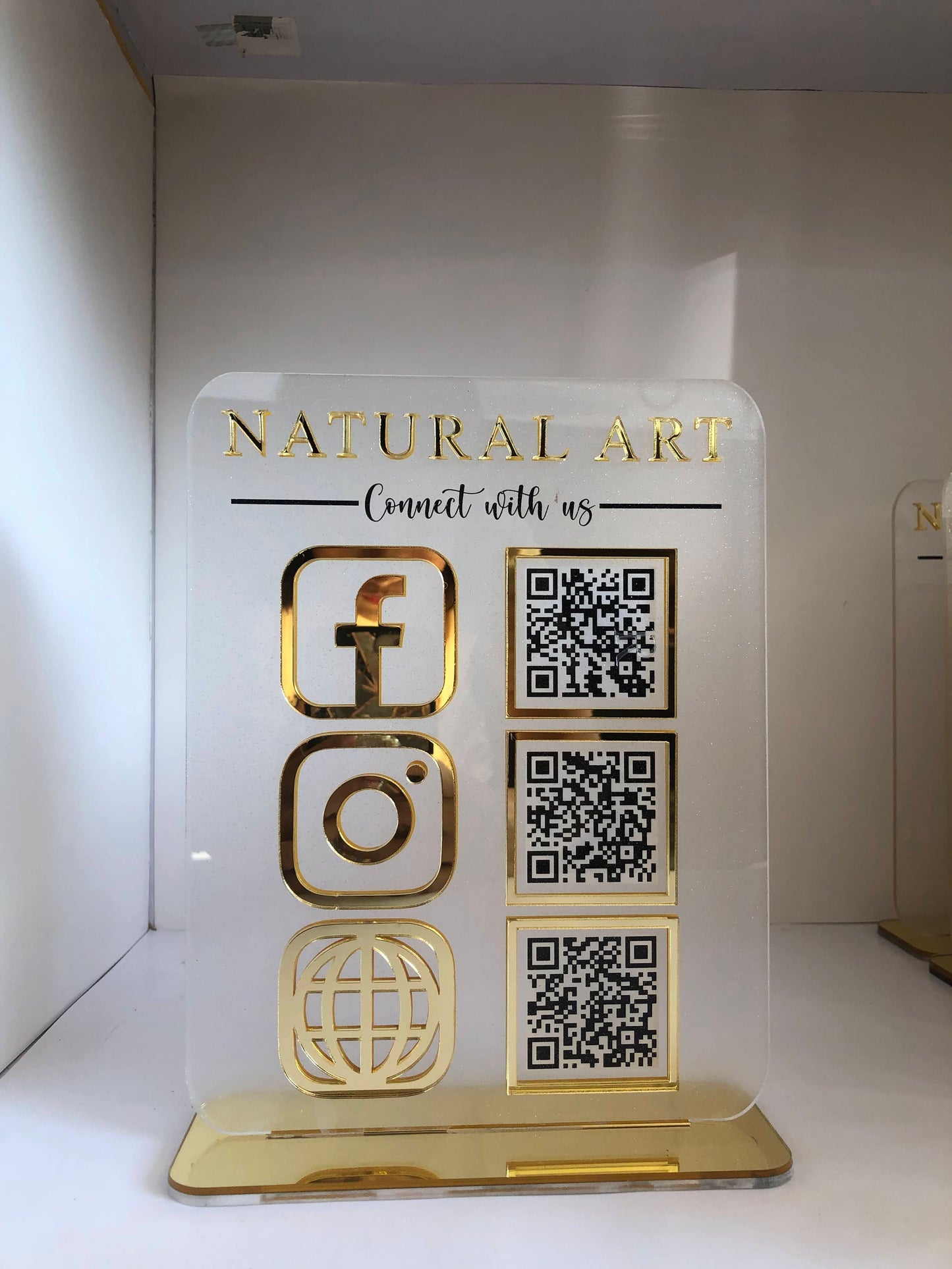 Social / Payment QR Sign