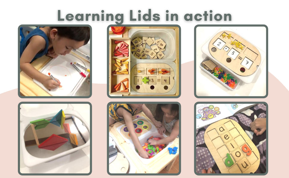 Trofast Bin Learning Lids